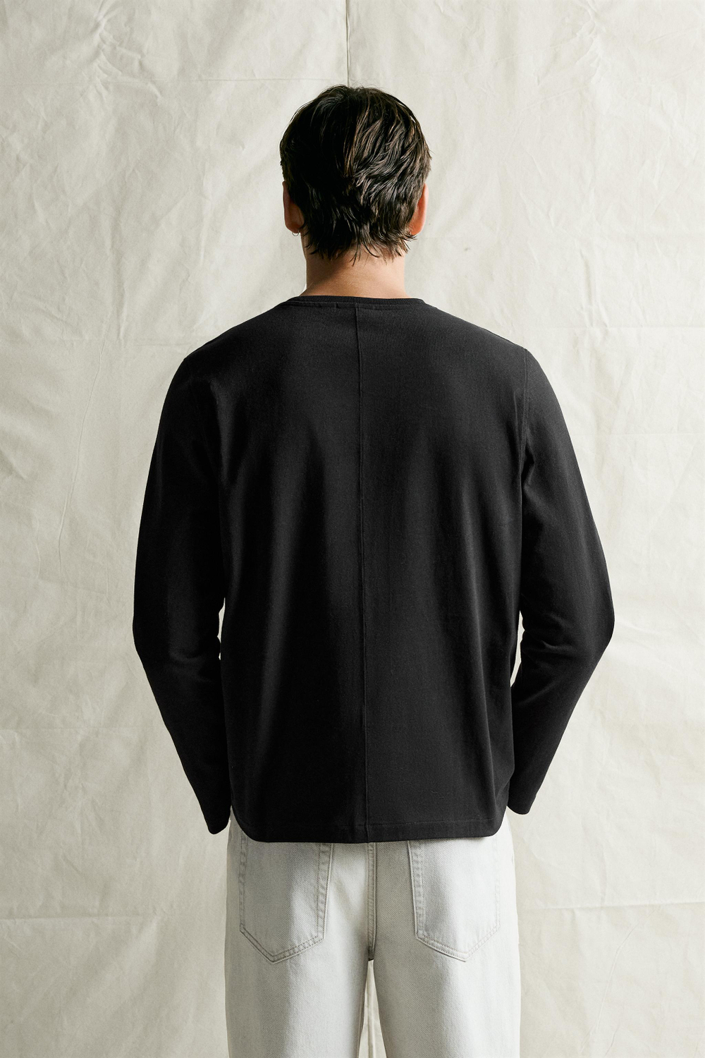 ФУТБОЛКА RELAXED FIT С ДЛИННЫМИ РУКАВАМИ — ZARA · 4161/301