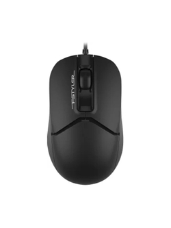 Мышь A4Tech Fstyler FM12S черный оптическая (1200dpi) silent USB (3but)