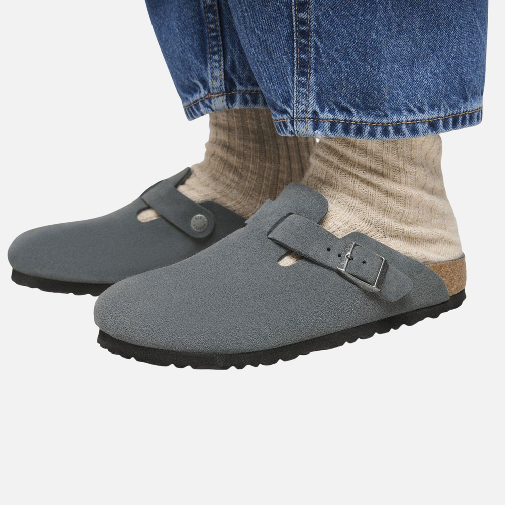 Сандалии Birkenstock Boston SFB Basalt Grey