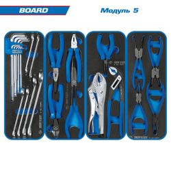 KING TONY (9G38-325MRV40) Набор инструментов 325 предметов, "BOARD", в черной тележке