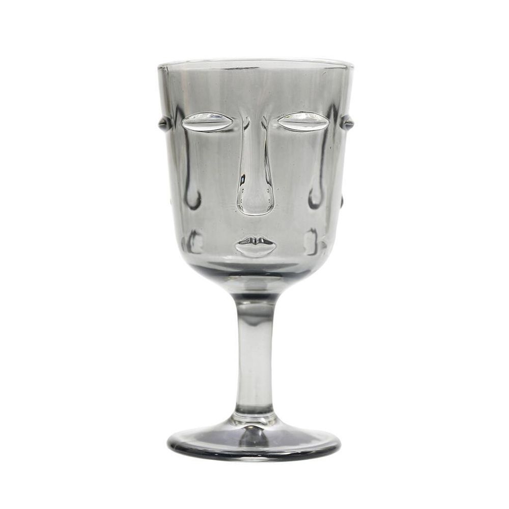 Бокал для вина 250 мл "Face" серый d 8,5 см h16,5 см P.L. - BarWare [6]