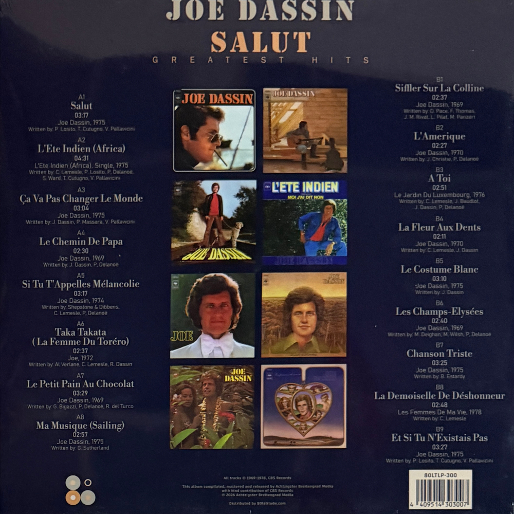 Joe Dassin – Salut - Greatest Hits (Россия 2026г.) Т