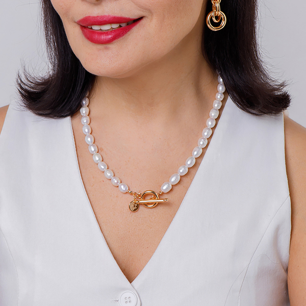 Колье Fiore Luna String of Pearls Togl BL4513 G