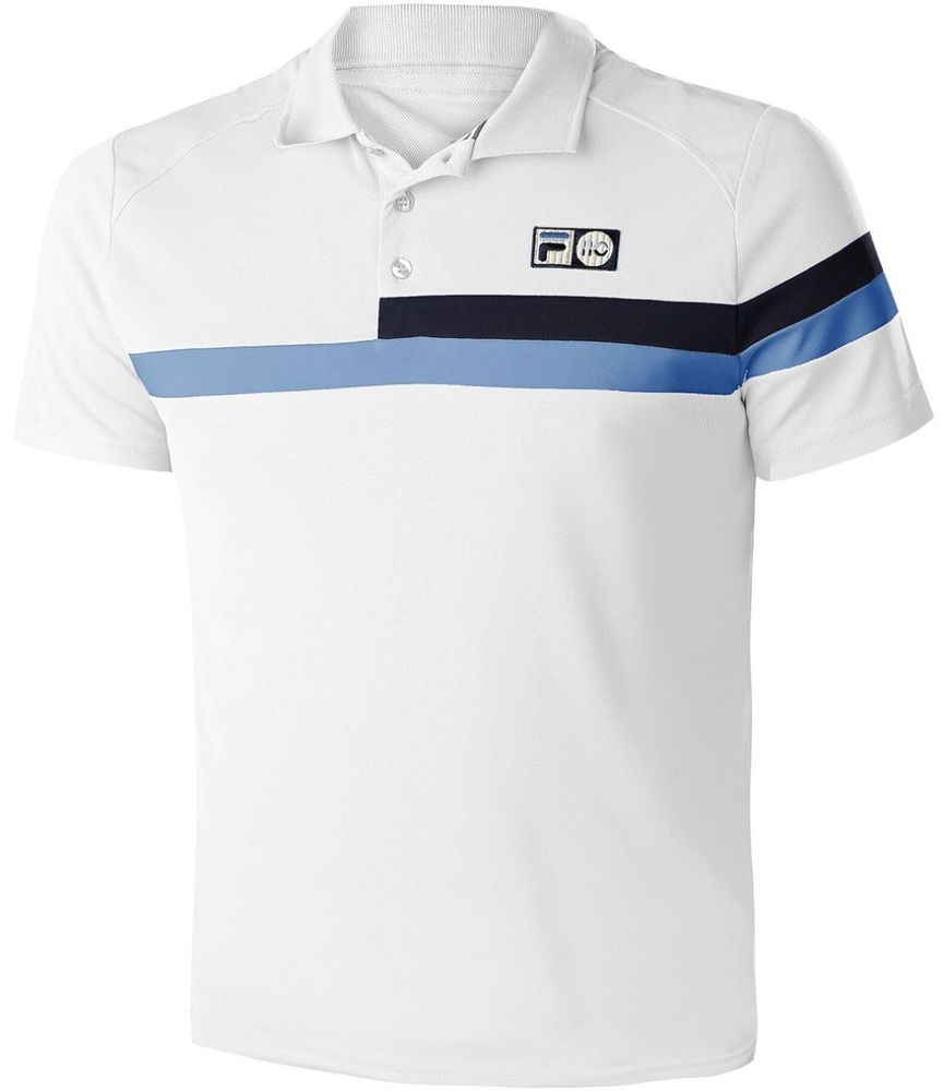 Мужское теннисное поло Fila Polo Louie M - white