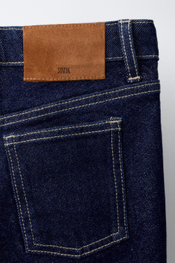 ZARA ДЖИНСЫ FLARE С КАРМАНАМИ, СИНИЙ