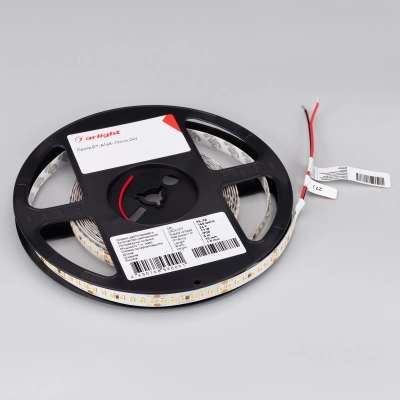 Лента RT-A168-10mm 24V Warm3000 CRI98 (17 W/m, IP20, 2835, 5m) (Arlight, Открытый)