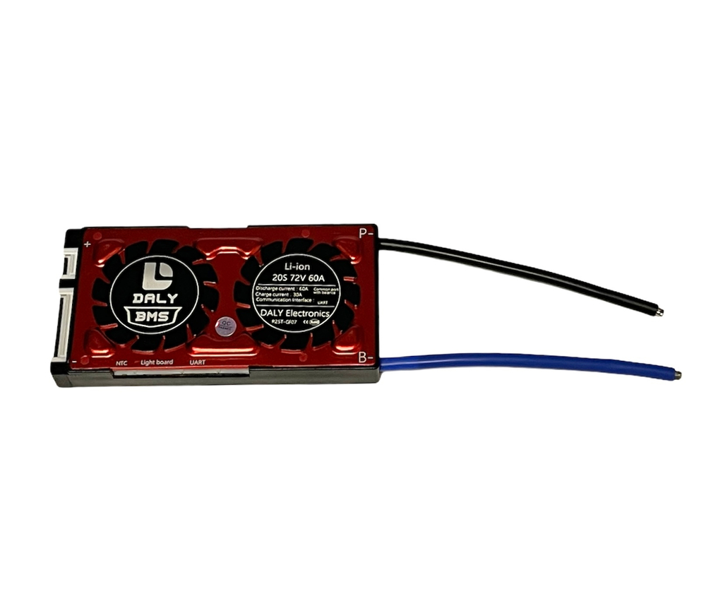 Плата контроля BMS Smart  Li-Ion  20S 72V 60A