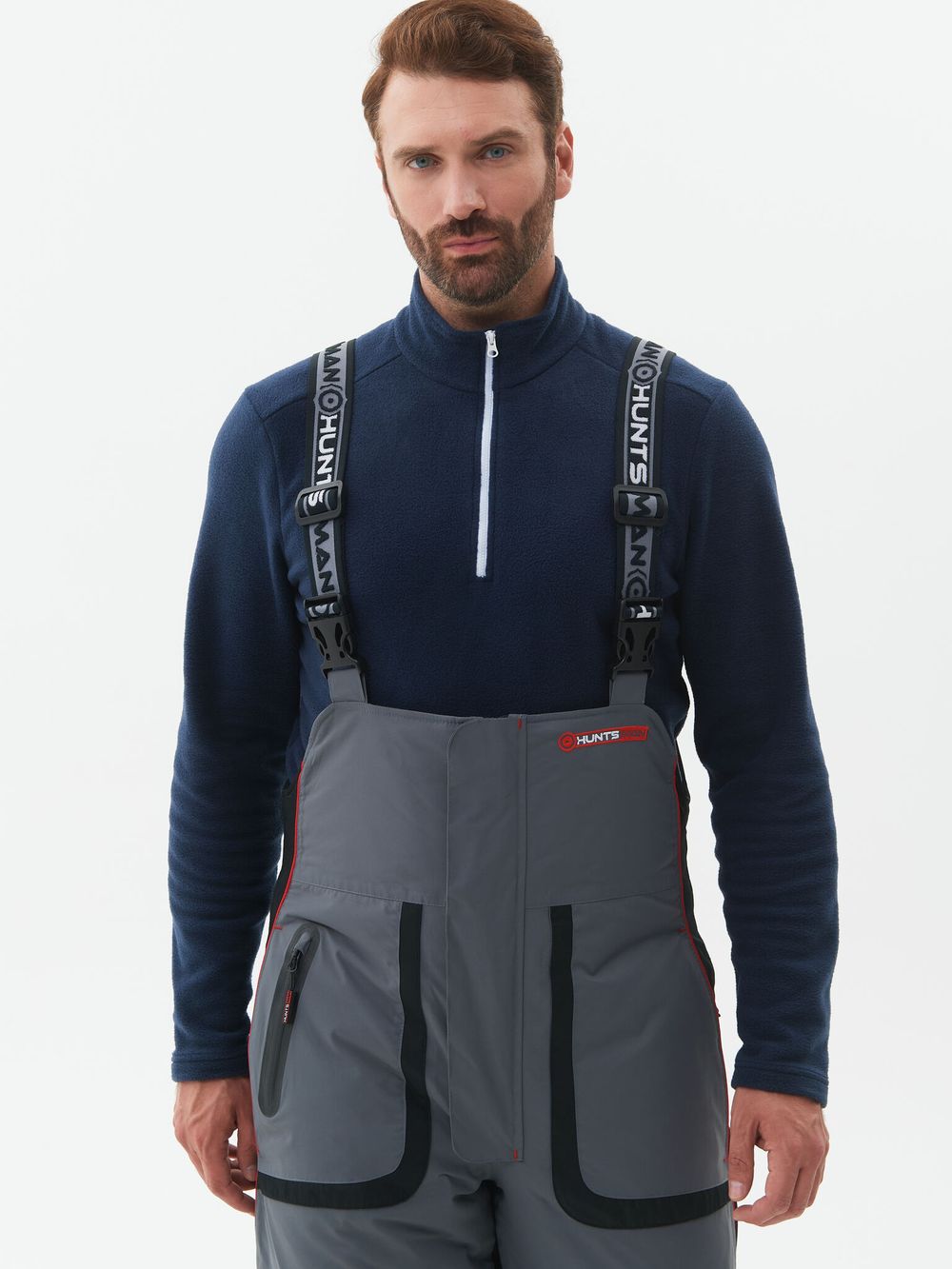 Костюм зимний Siberia LUX ткань Breathable цвет Серый/Черный