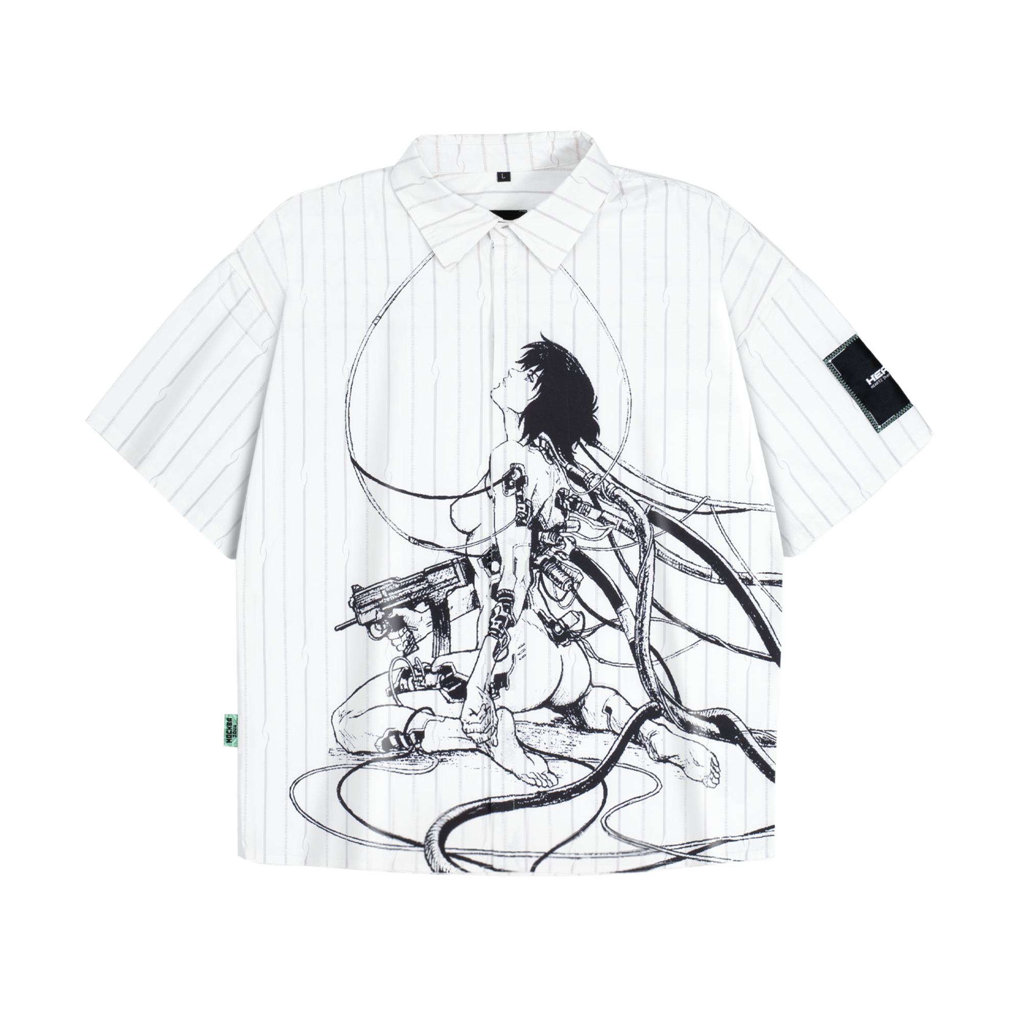 «2029» GITS Striped Shirt