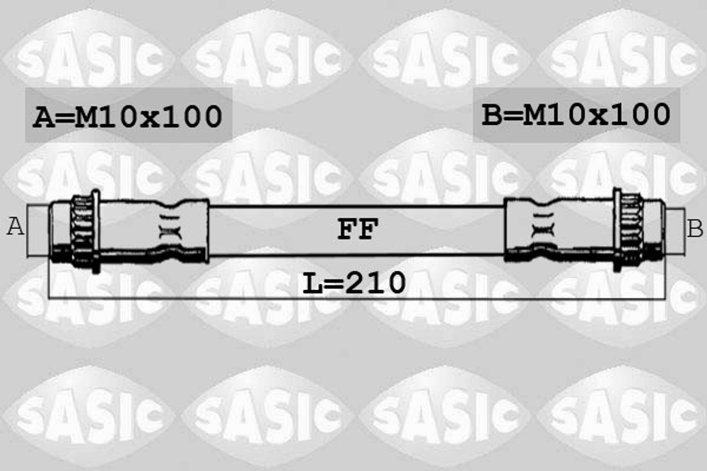 SASIC - SBH4162-SAS - Brake Hose