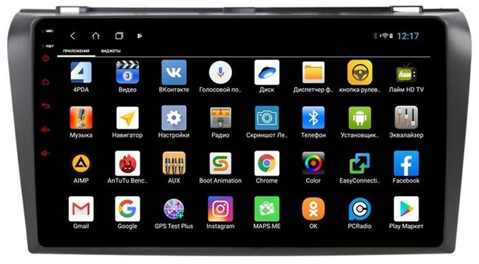 Магнитола для Mazda 3, Axela 2003-2009 - Parafar PF161XHD на Android 13, CarPlay, 4G SIM-слот