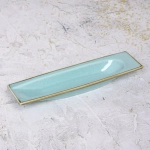 Тарелка керамическая «Tiffany Blue» сервировочная 31*9*3,5см