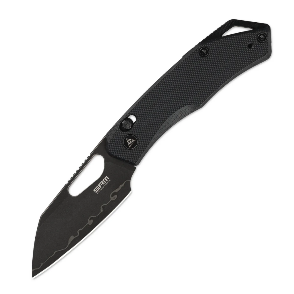 Нож складной SRM 261M-GB2 Cub Oxide Beadblast (140Cr Laminated, Black G10)