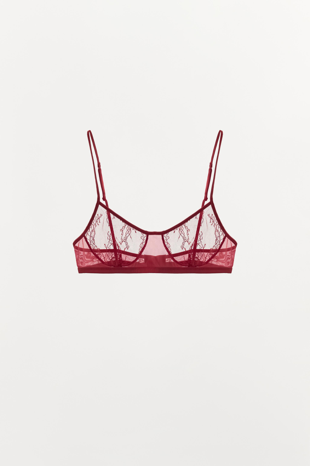 КРУЖЕВНОЙ БЮСТГАЛЬТЕР — ZARA