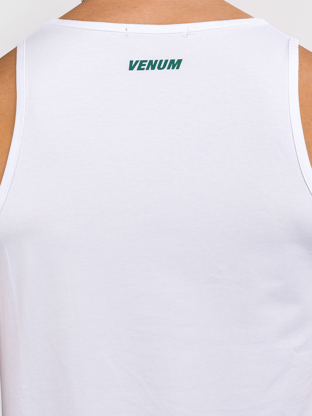Майка спортивная Venum Echo White/Emerald Green