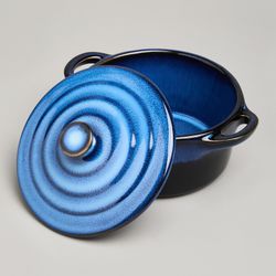 ГОРШОЧЕК ДЛЯ ЗАПЕКАНИЯ REACTIVE BLUE 18,5*14,5*6,5/10СМ 600 МЛ