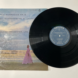 Винтажная виниловая пластинка LP Beethoven Бетховен, Schubert Шуберт, Symphonie Nr. 5 / Symphonie Nr. 8 Unvollendete (Германия 1972)