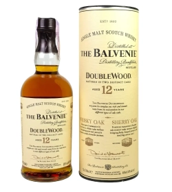 Виски Balvenie Doublewood 12 Y.O. 0,7 л. В тубе