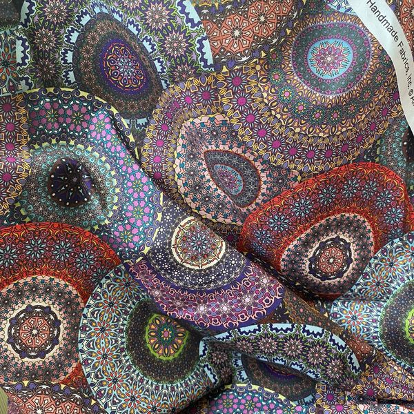 МОЗАИКА РЕЛАКС ФИАЛКА 100% хлопок Handmade Fabrics 4