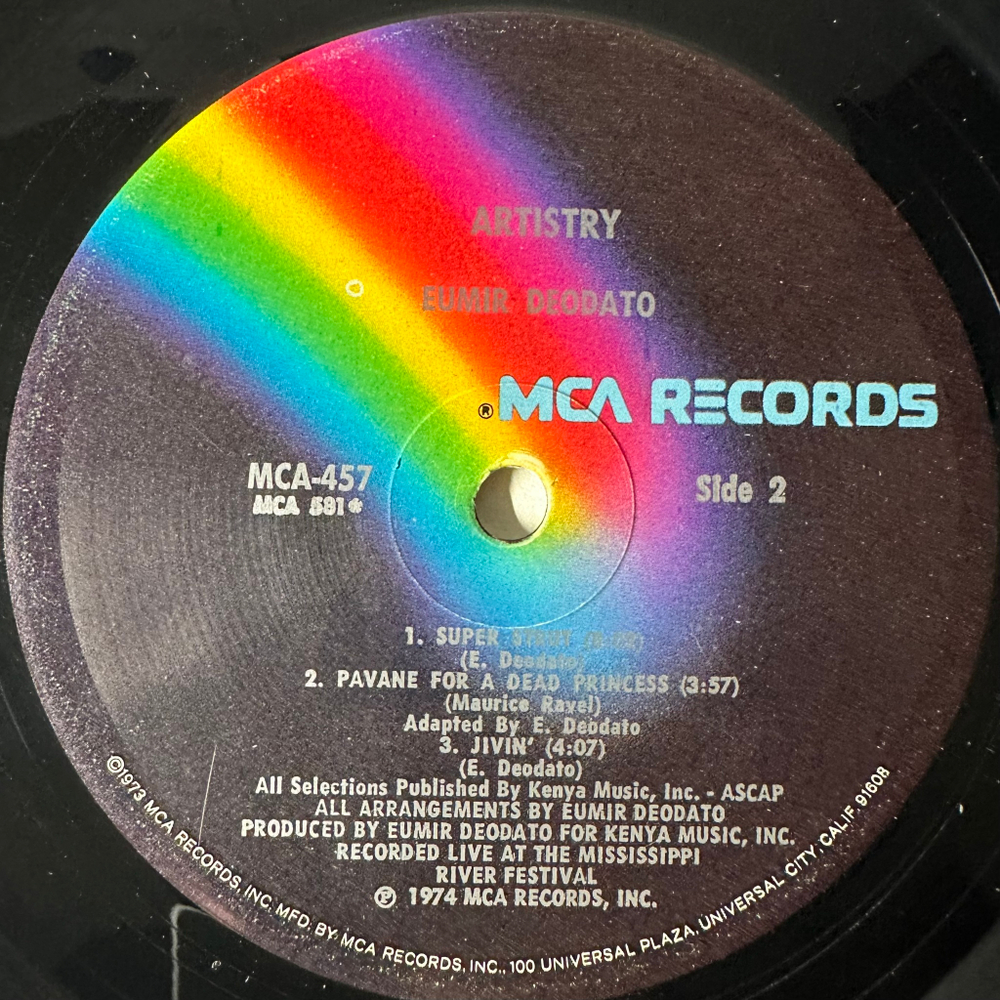 Deodato ‎– Artistry (США 1974г.)