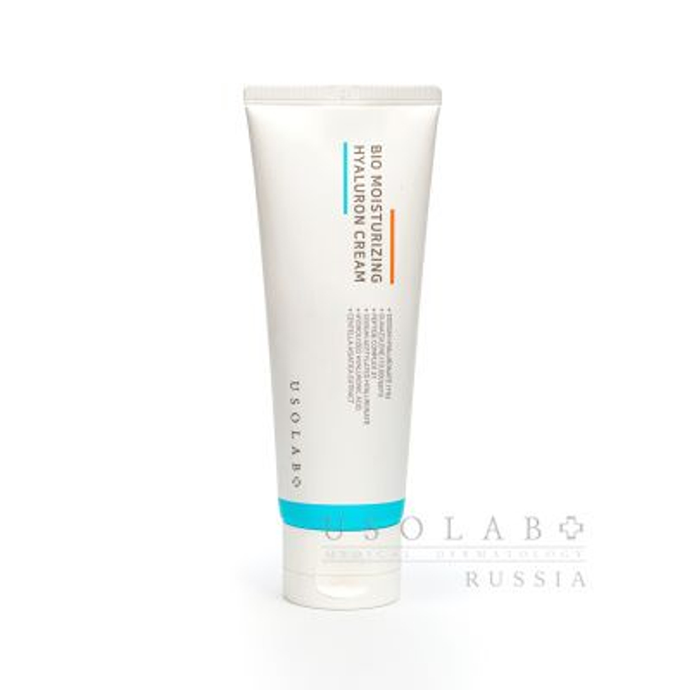 USOLAB Крем для лица увлажняющий пептидный,100 мл | Bio Moisturizing Hyaluron Cream