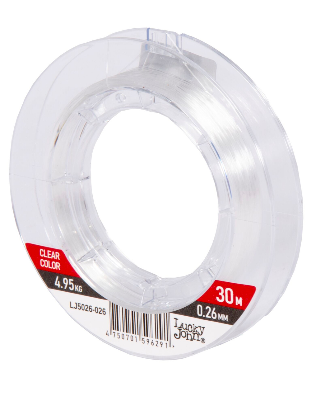Леска монофильная Lucky John ICE SOFT FLUOROCARBON 030/026