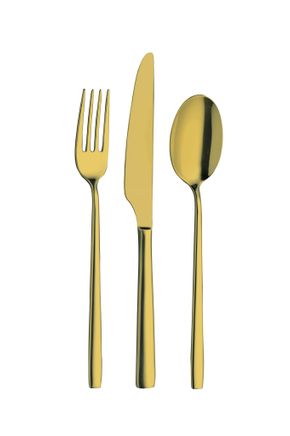 ERGO Gold - Вилка десертная 18,6 см нерж.сталь 18/10 ERGO артикул CE54112, ABERT