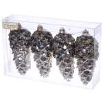 Набор украшений SHINE «Forest miracle» 11 см (4 шт.), light champagne