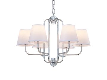 Подвесная люстра 6*E14 4646/C chrome хром OLGA Newport