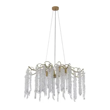 Подвесная люстра 9*E14 4134-9P золото Liana Favourite