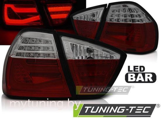 Задние фонари для BMW 3 E90 (05-08) LED Red Smoke