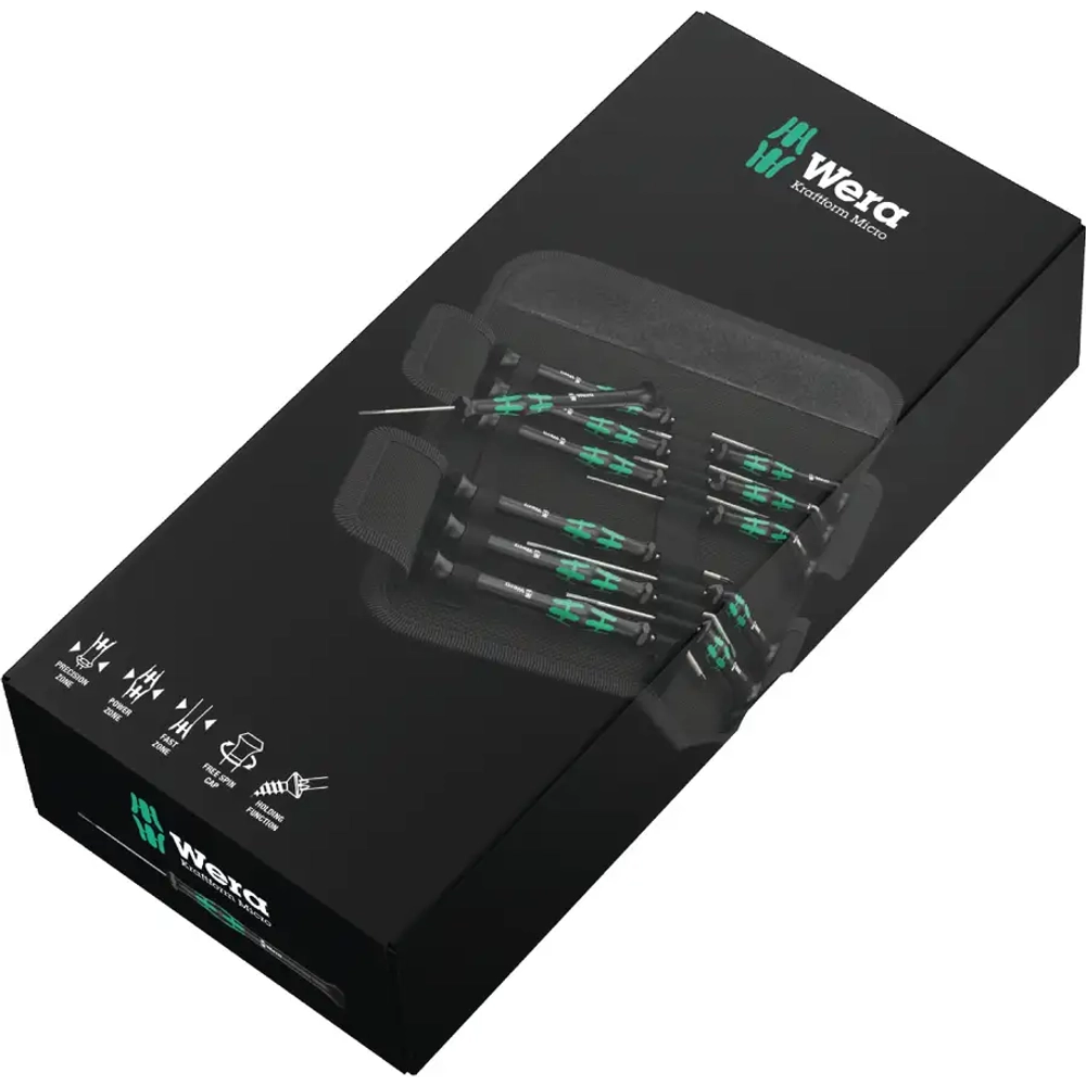 Набор отвёрток для электроники Kraftform Kompakt Micro set/12 WERA 05073675001