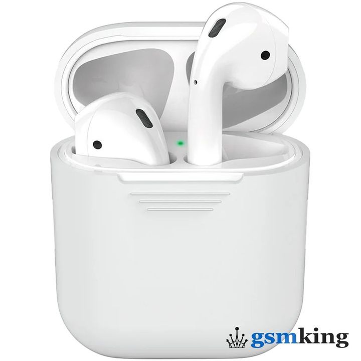 Deppa Silicone Case for AirPods 1 | 2 White (Белый)
