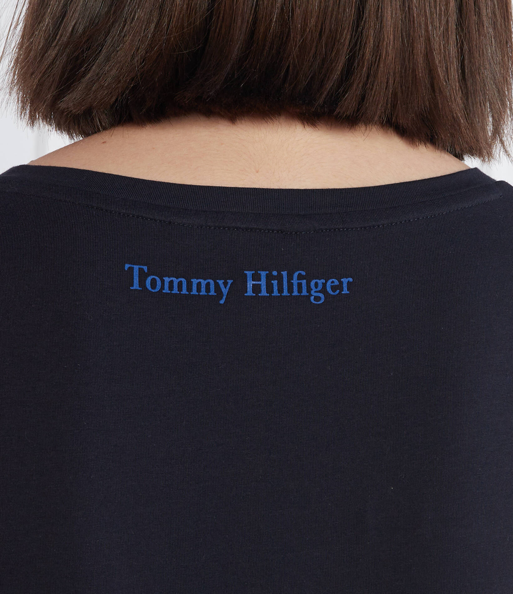футболка crest v-nk Tommy Hilfiger - темно-синий(WW0WW37204)
