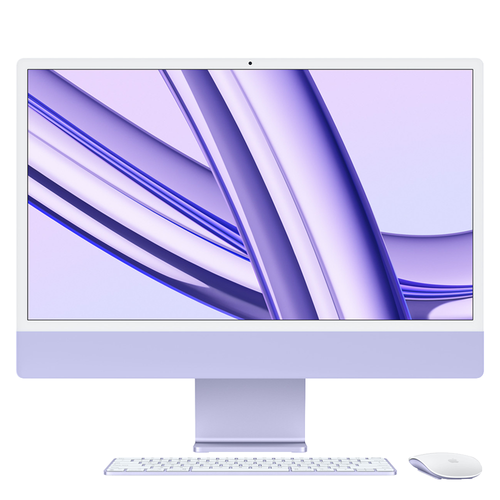 Моноблок Apple iMac 4.5K 24" (M3 8 CPU/10 GPU, 2023) 16/1TB, Purple (Фиолетовый)