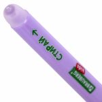 Ручка стираемая гелевая с эргономичным грипом BRAUBERG KIDS "RESTART COLOR", 1шт, СИНЯЯ, игольчатый пишущий узел 0,5 мм, линия 0,35 мм, 144097