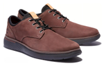 Timberland Cross Mark Casual Leather Shoes Men"s Dark Brown