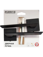 Дверная ручка PUERTO Латте, серия SLIM, черный INAL 543-03 slim B