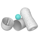 Белый мастурбатор 14,5см в колбе Pretty Love Victoria Cecil Masturbation Sleeve BM-009229T6-2