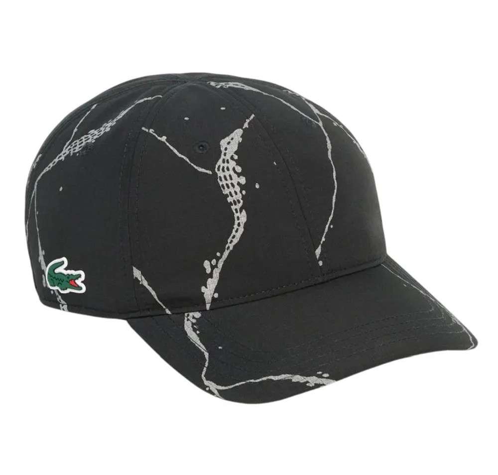 Теннисная кепка Lacoste Reflective Print Tennis - black
