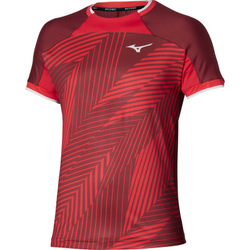 Теннисная футболка Mizuno Stargazer Shadow Graphic Short-Sleeve - sun dried tomato