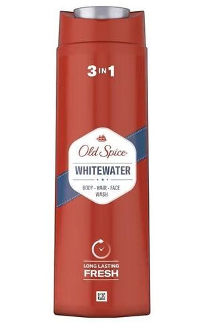 Гель для душа Whitewater 3 в 1 мужской 400 мл (из Финляндии)