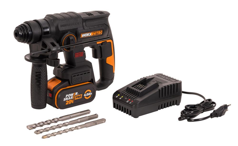 Перфоратор аккумуляторный бесщеточный WORX WX381