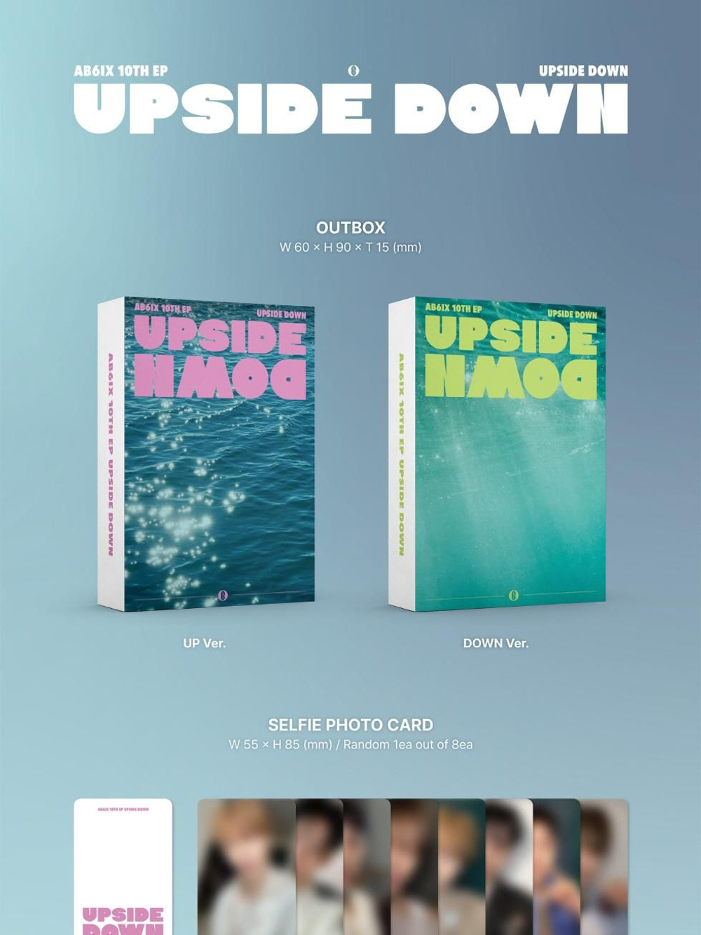 Альбом AB6IX - UPSIDE DOWN 10th EP Album KIWEE RANDOM Version
