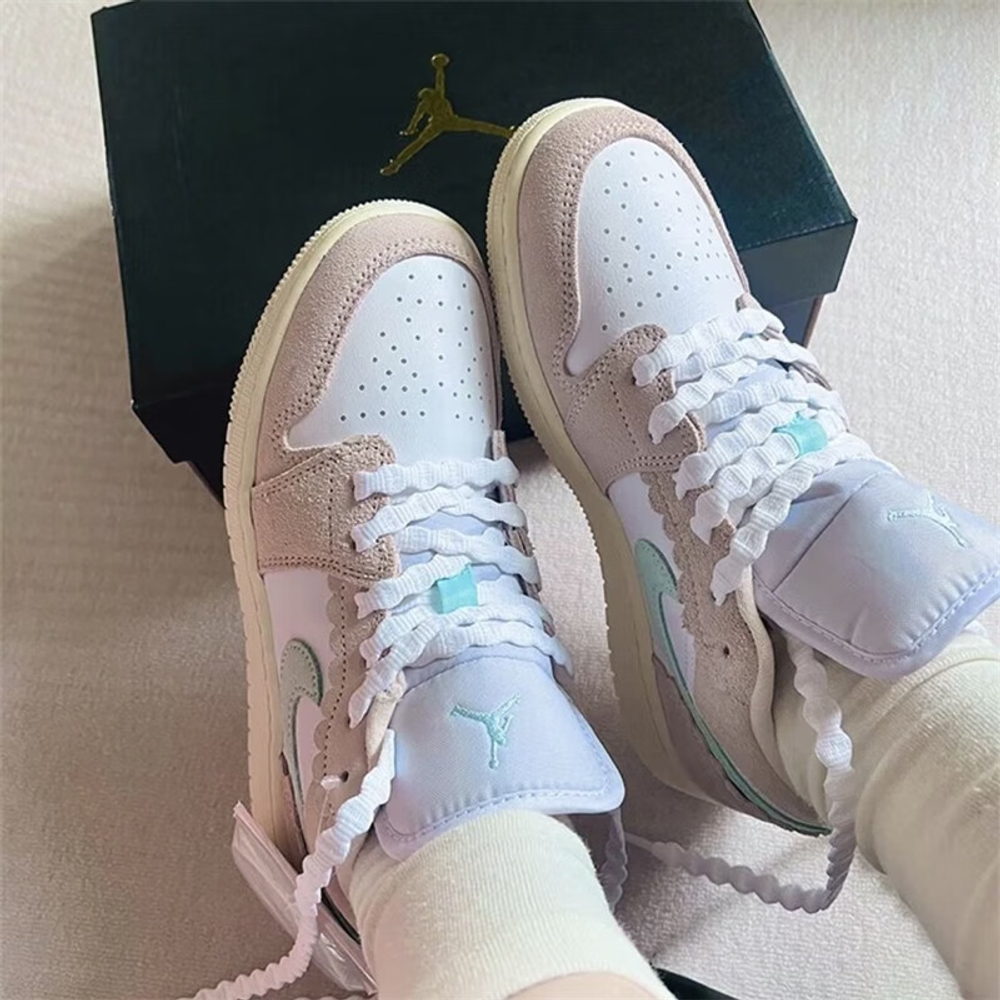 Jordan 1 Low SE Scalloped Edge Guava Ice GS