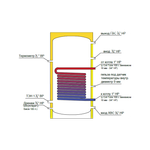 Бойлер косвенного нагрева Federica Bugatti Inox Coil Tube 100 змеевик