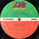 Jean-Luc Ponty ‎– A Taste For Passion (США 1979г.)