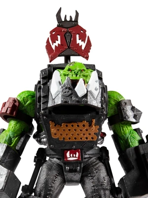 Фигурка Вархаммер Ork Meganob with Buzzsaw and base MEGAFIG Warhammer 40000 23см
