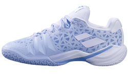 Женские кроссовки для бадминтона/сквоша Babolat Shadow 4 - snow/blue