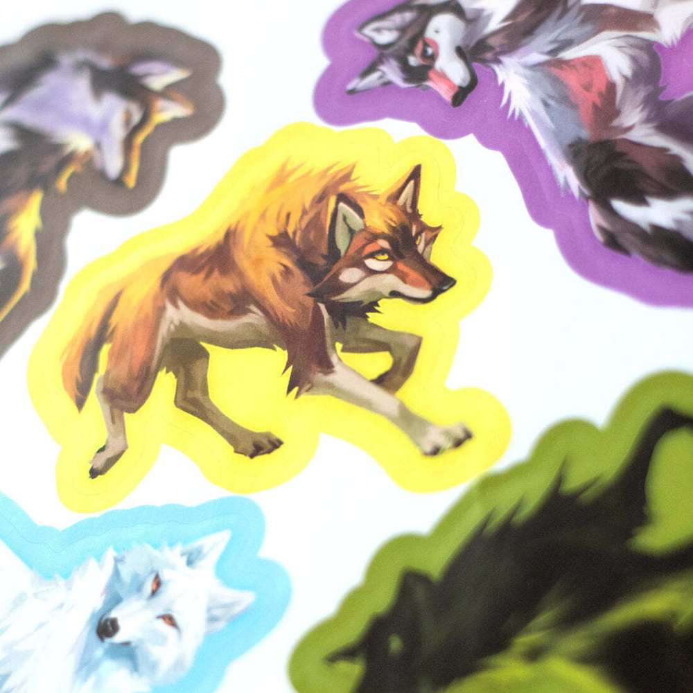 (Сбор) The Wolves Promo Sticker Sheet